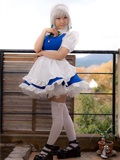 cosplay美女套图 c77 Sakuya Izayoi　白丝假发扮相(1)(82)